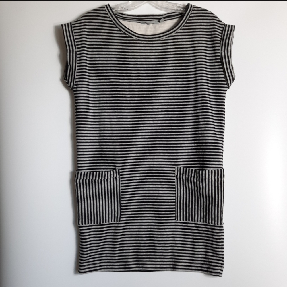 Athleta “Ease Up” Striped Sweatshirt Dress - Small - Picture 8 of 11